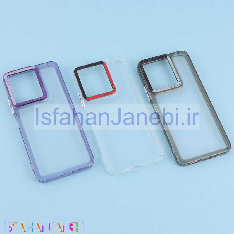 اصفهان جانبی-قاب PC پشت شفاف Lucky Case دور رنگی Xiaomi Redmi 13 4G / Redmi 13 5G