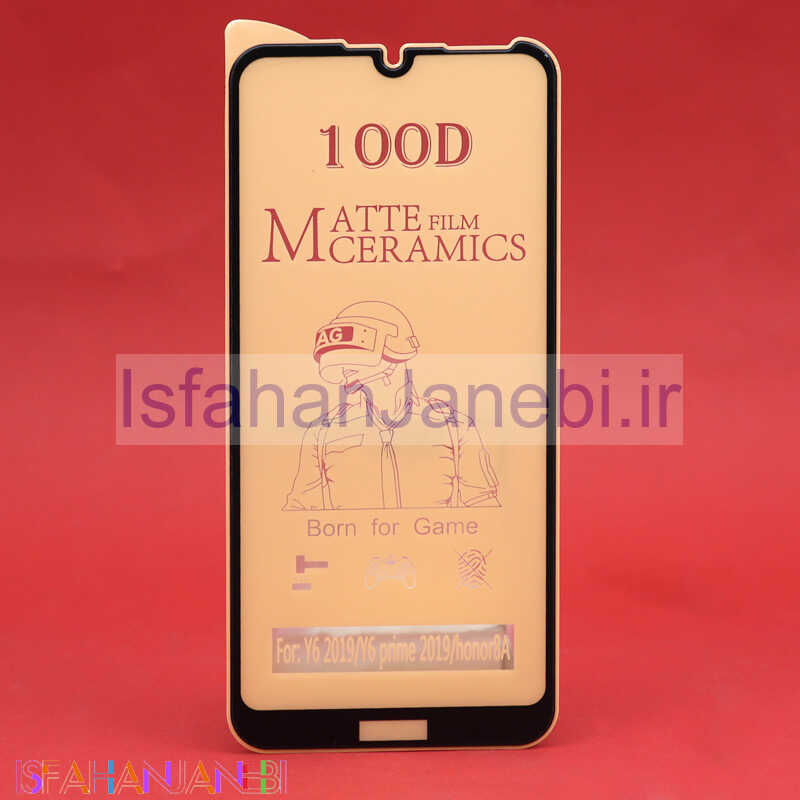 اصفهان جانبی-گلس سرامیکی مات Huawei Y6 Prime 2019
