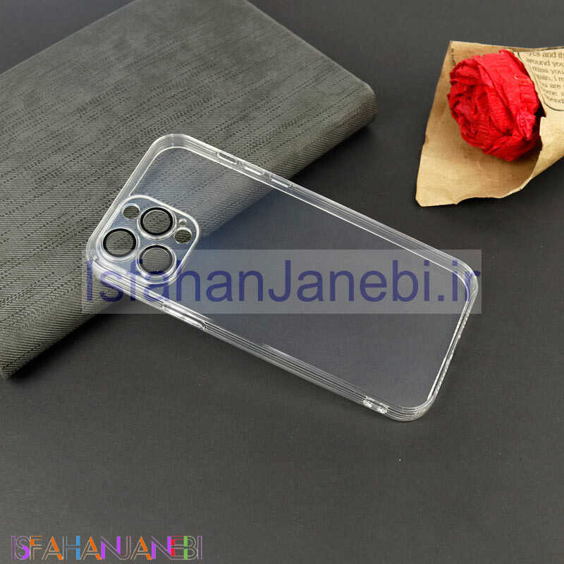 اصفهان جانبی-قاب ژله ای شفاف Q.Series محافظ لنزدار iPhone 12 Pro Max بی رنگ