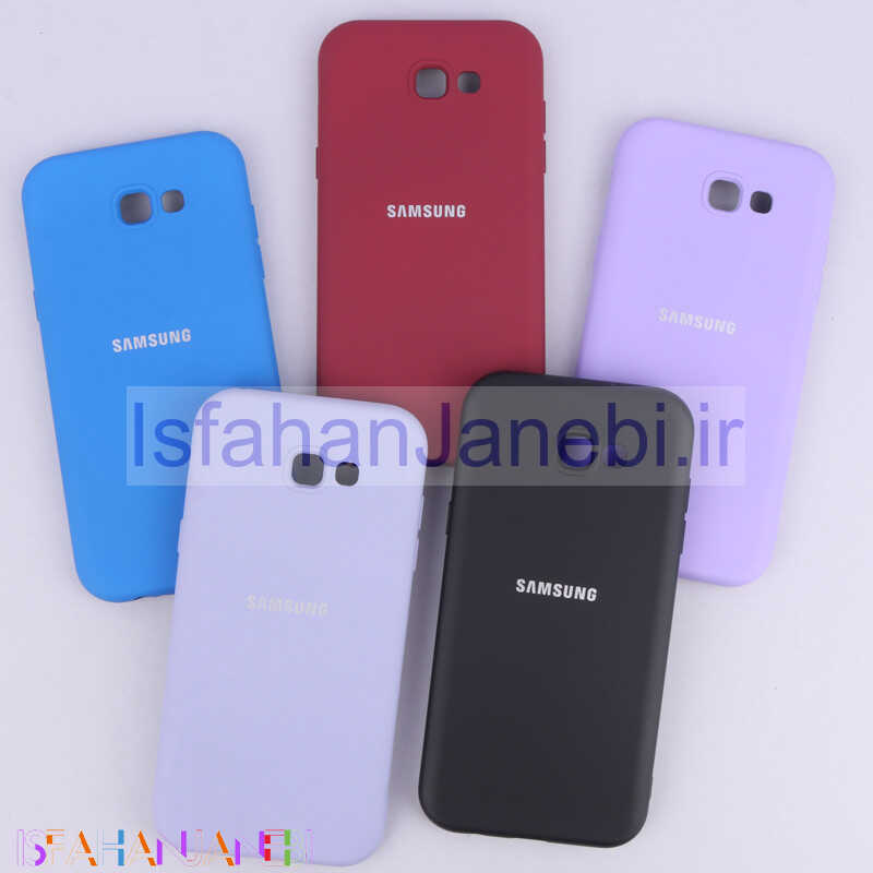 اصفهان جانبی-قاب سیلیکونی Highcopy زیربسته سامسونگ Galaxy A7 2017 محافظ لنزدار