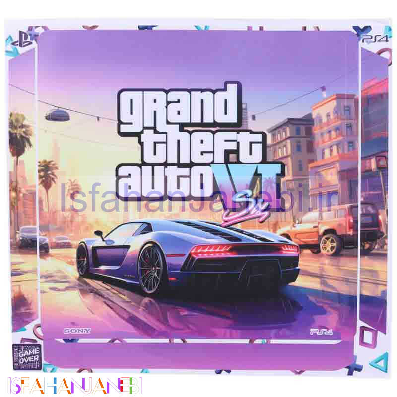 اصفهان جانبی-اسکین پلی استیشن 4 اسلیم طرح GTA VI کد 2