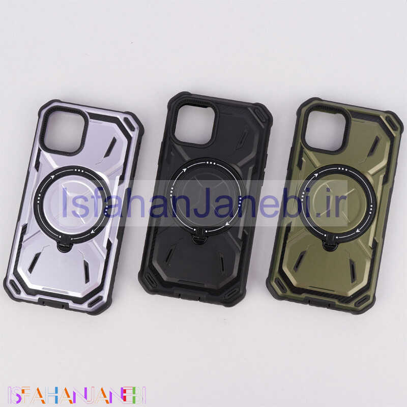 اصفهان جانبی-قاب ضد ضربه MagSafe Metal Armor استند شو iPhone 11 Pro