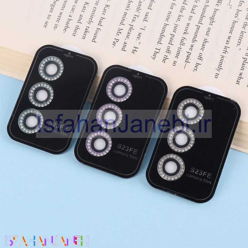 اصفهان جانبی-محافظ لنز رینگی نگین دار Camera Film سامسونگ Galaxy S23 FE 5G