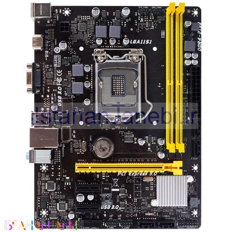 اصفهان جانبی-مادربرد بایوستار Biostar H110MHC LGA1151
