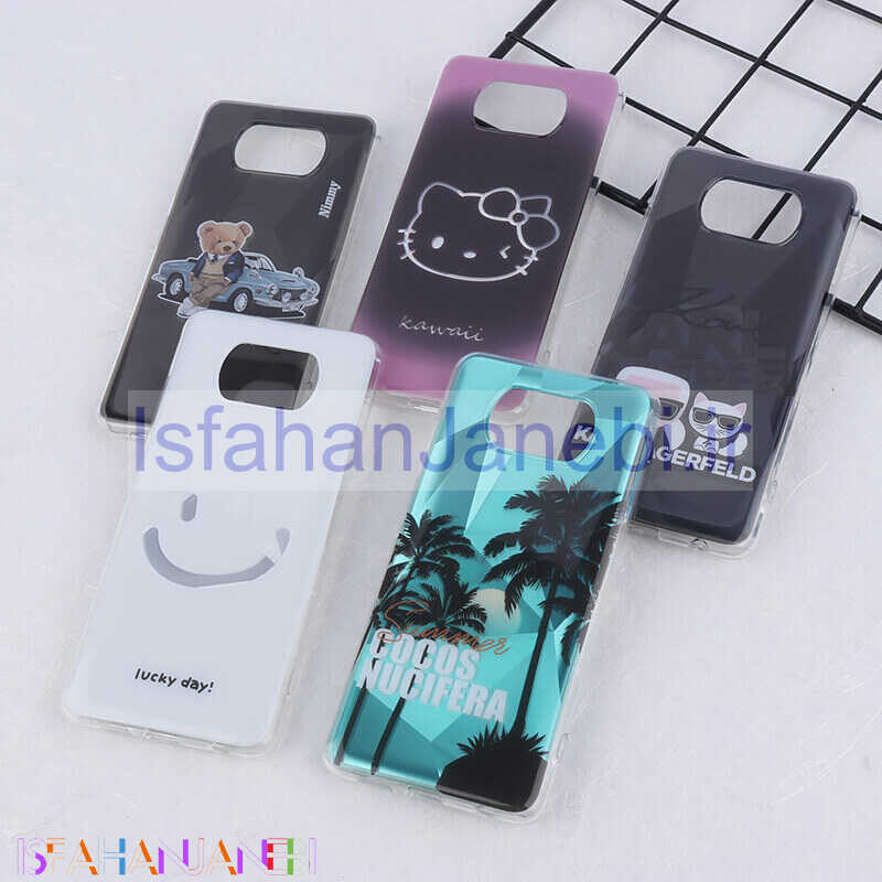 اصفهان جانبی-قاب لیزری سه بعدی شیائومی Poco X3 / X3 NFC / X3 Pro طرح دار