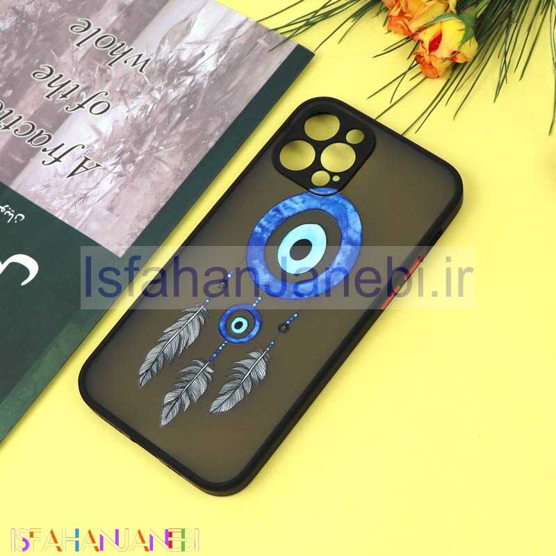 اصفهان جانبی-قاب PC مات محافظ لنزدار طرحدار دیریم کچر آیفون iPhone 12 Pro