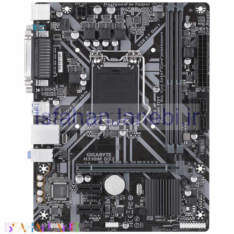 اصفهان جانبی-مادربرد گیگابایت H310M DS2 DDR4