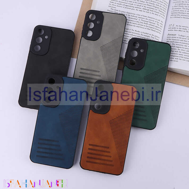 اصفهان جانبی-قاب چرمی Pro Camera سامسونگ Galaxy A55 محافظ لنزدار