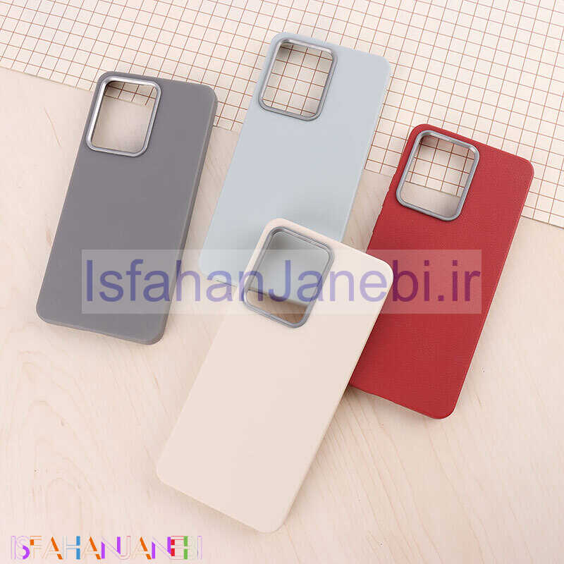 اصفهان جانبی-قاب چرمی ژله ای Leather شیائومی Poco X7 Pro