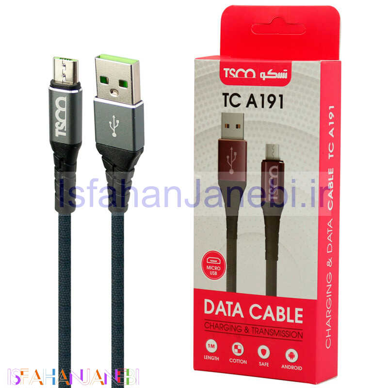 اصفهان جانبی-کابل میکرو یو اس بی TSCO TC A191 2A 1m