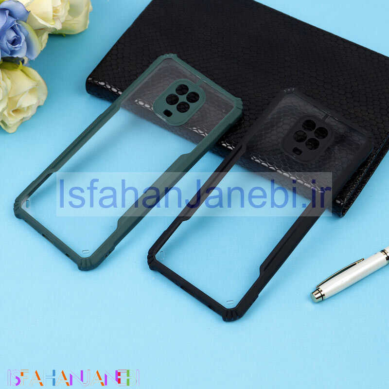 اصفهان جانبی-قاب محافظ لنزدار PC شفاف ضربه گیر Xiaomi Redmi Note 9s / Redmi Note 9 Pro