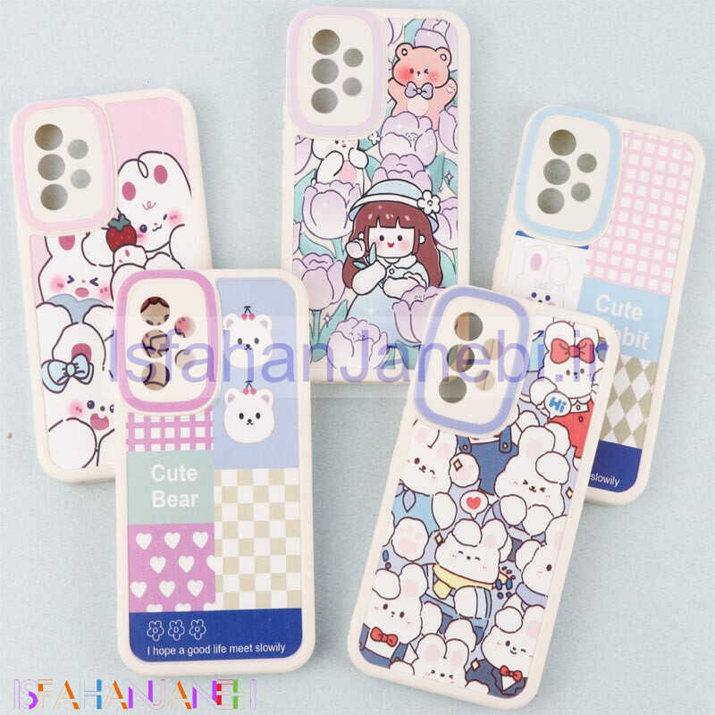 اصفهان جانبی-قاب طرح کارتونی محافظ لنزدار Samsung Galaxy A53 5G