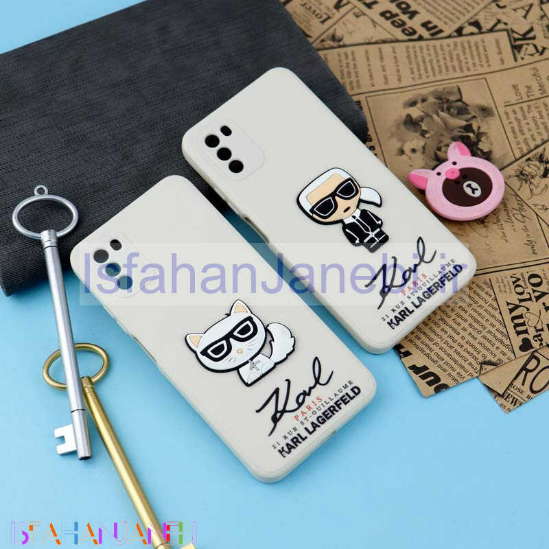 اصفهان جانبی-قاب سیلیکونی عروسکی کارل محافظ لنزدار Xiaomi Poco M3