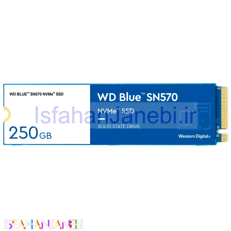 اصفهان جانبی-حافظه SSD وسترن دیجیتال Western Digital Blue SN570 250GB M.2