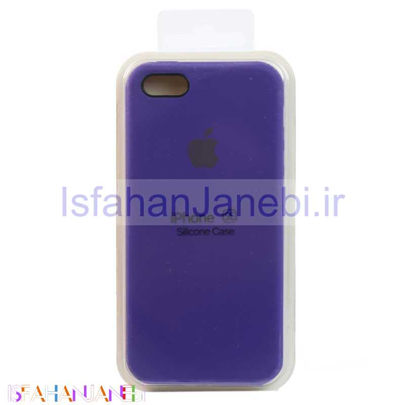 اصفهان جانبی-قاب سیلیکونی iPhone 5 بنفش تیره