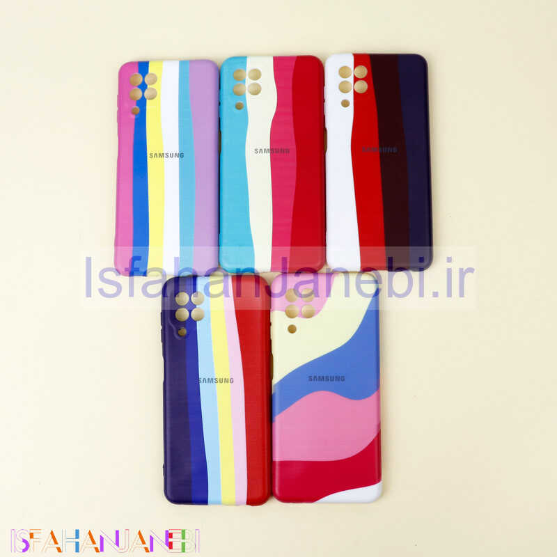 اصفهان جانبی-قاب محافظ لنزدار رنگین کمانی Highcopy سامسونگ Samsung Galaxy A22 4G سری A