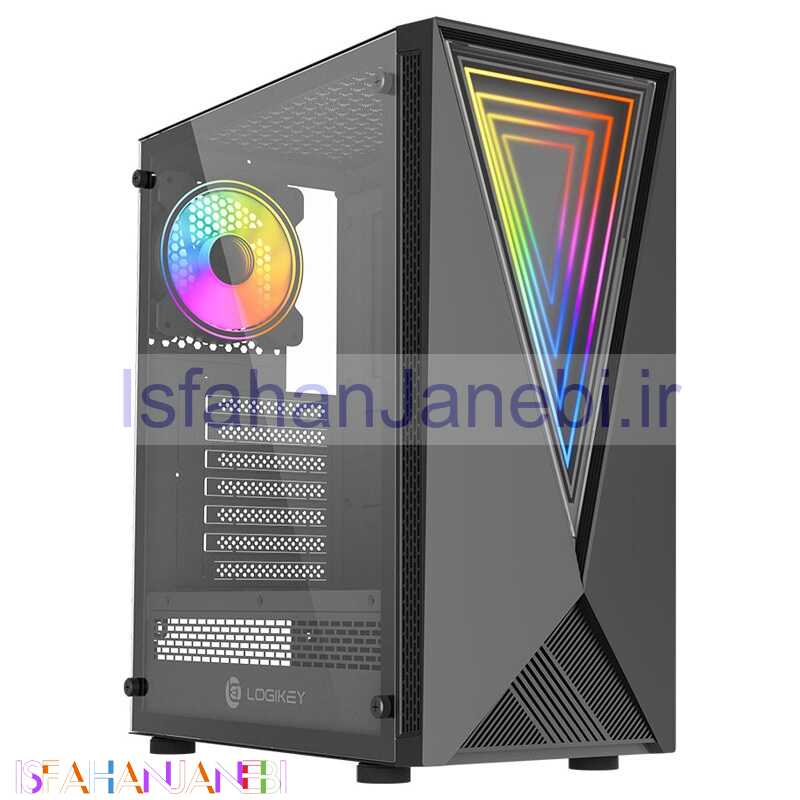 اصفهان جانبی-کیس کامپیوتر لاجی کی LogiKey C311B RGB