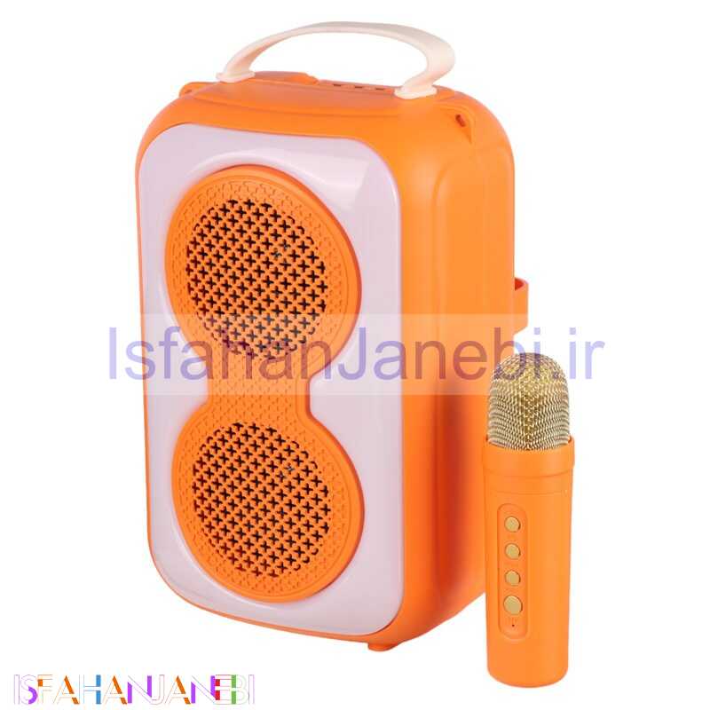 اصفهان جانبی-اسپیکر بلوتوثی رم و فلش خور Sing-E JQS3302 + میکروفون