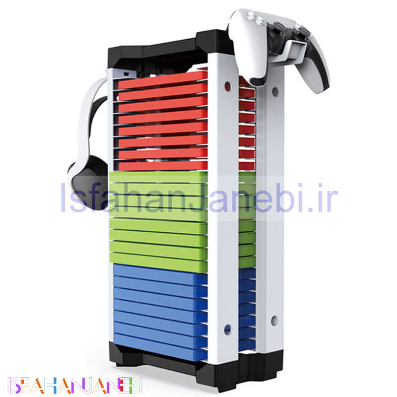 اصفهان جانبی-استند دیسک و دسته بازی Dobe TY-2847 PS/XBOX/Nintento
