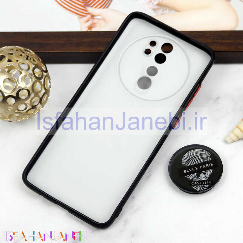 اصفهان جانبی-قاب PC محافظ لنز دار طرح Blvck + پاپ سوکت Xiaomi Redmi Note 8 Pro