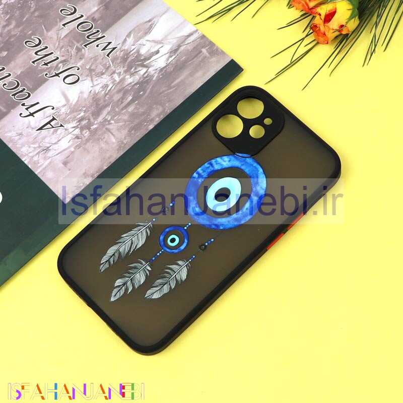 اصفهان جانبی-قاب PC مات محافظ لنزدار طرحدار دیریم کچر آیفون iPhone 12 Mini