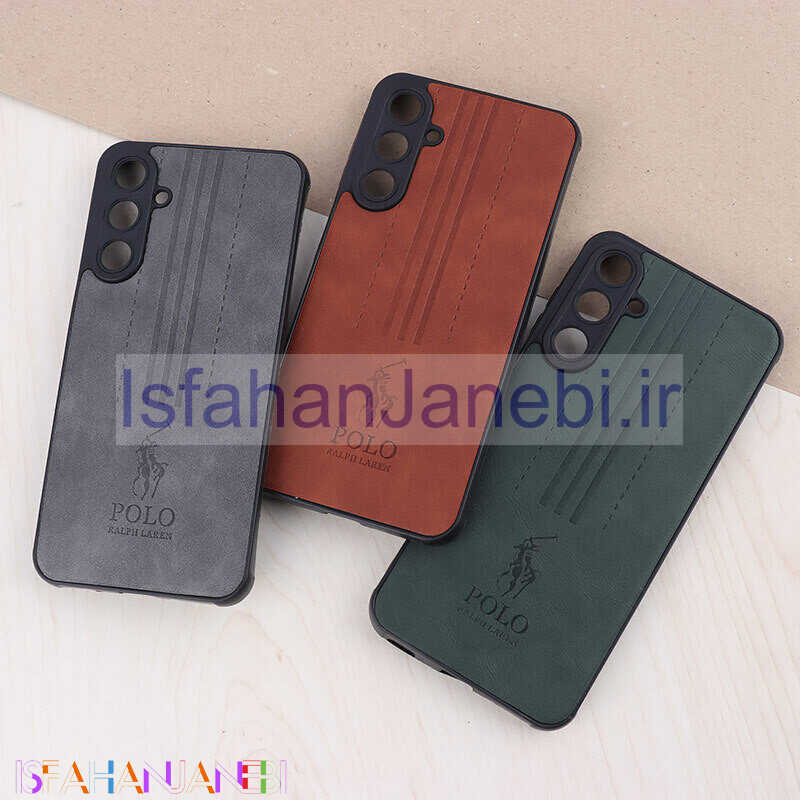 اصفهان جانبی-قاب چرمی Polo Ralph Laren سامسونگ Galaxy A16 4G / A16 5G محافظ لنزدار