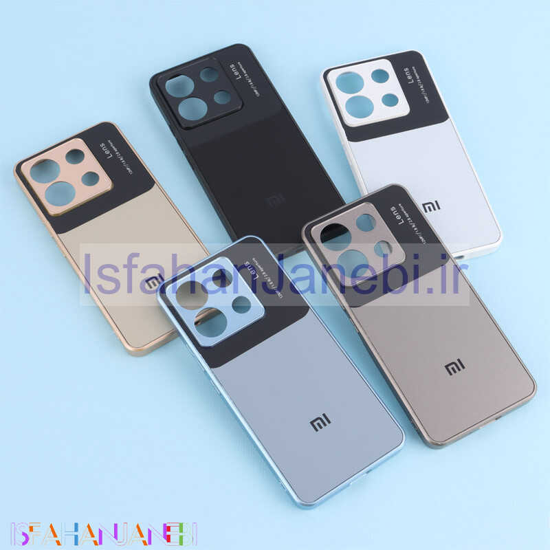 اصفهان جانبی-قاب PVD Lens Aperture محافظ لنزدار برجسته Xiaomi Redmi Note 13 Pro 4G