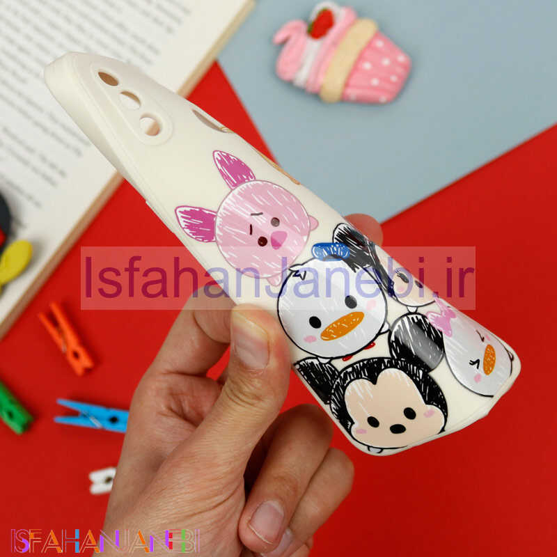 اصفهان جانبی-قاب سیلیکونی سفید محافظ لنزدار طرح دیزنی دخترانه سامسونگ A10s