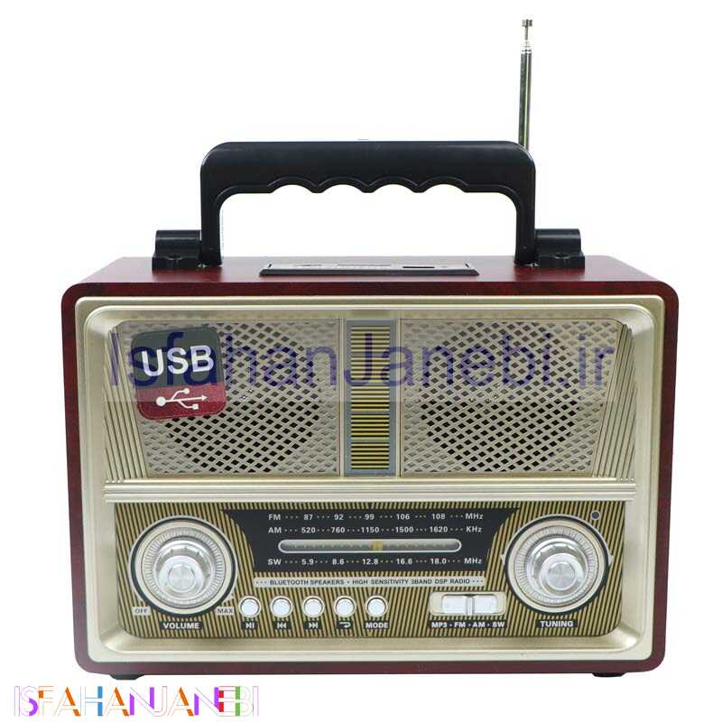 اصفهان جانبی-رادیو اسپیکر رم و فلش خور بلوتوثی Kemai MD-1802BT