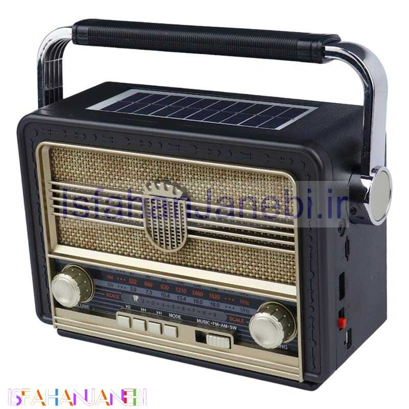 اصفهان جانبی-رادیو اسپیکر بلوتوثی رم و فلش خور خورشیدی Meier M-528BT-S
