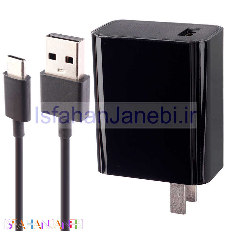 اصفهان جانبی-شارژر دیواری فست شارژ Xiaomi Black Shark PD 3A 27W سرجعبه + کابل تایپ سی شرینک