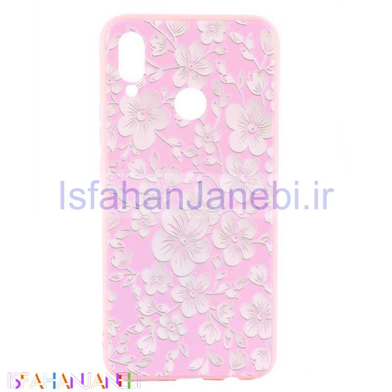 اصفهان جانبی-قاب ژله ای صورتی طرح دار کد6 (Huawei P Smart Plus (nova 3i