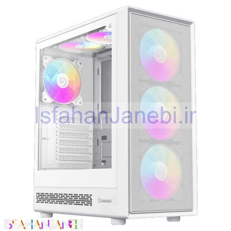 اصفهان جانبی-کیس کامپیوتر گیم مکس GameMax Storm 2 White