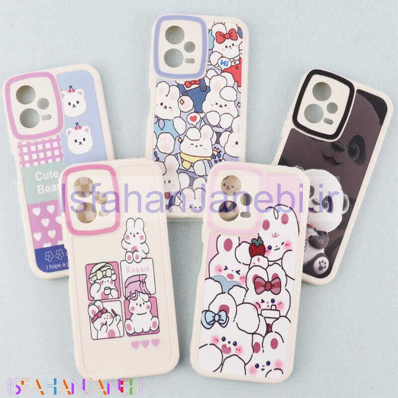 اصفهان جانبی-قاب طرح کارتونی محافظ لنزدار Xiaomi Redmi Note 12 5G