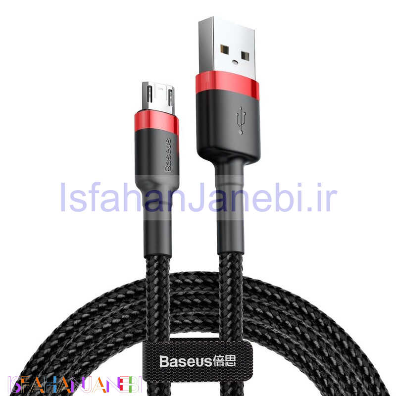 اصفهان جانبی-کابل میکرو یو اس بی Baseus Cafule CAMKLF-C 1.5A 2m
