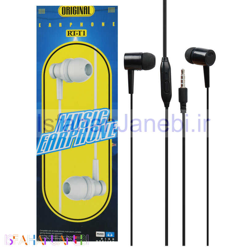 اصفهان جانبی-هندزفری Music Earphone RT-T1