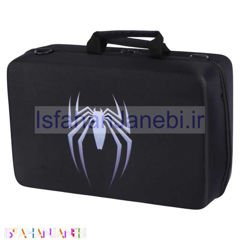 اصفهان جانبی-کیف کنسول بازی PS5 Slim طرح Spider Man کد 10