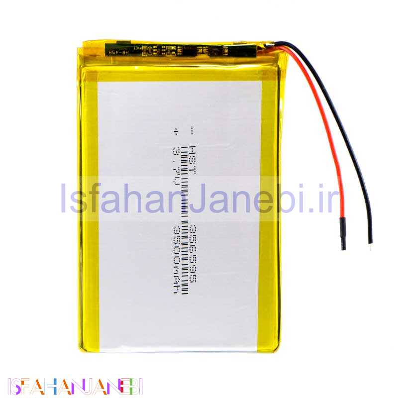 اصفهان جانبی-باتری لیتیوم 3500mAh 95*65*3.5mm 356595