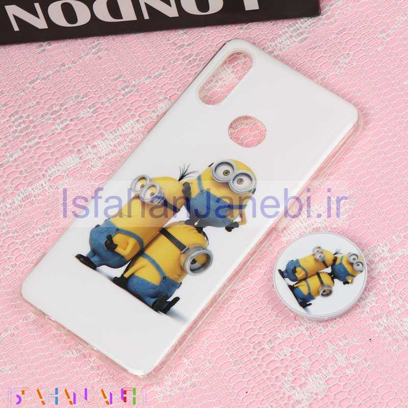 اصفهان جانبی-قاب سوپر IMD دور شفاف پاپ سوکت دار Samsung A10s مینیون