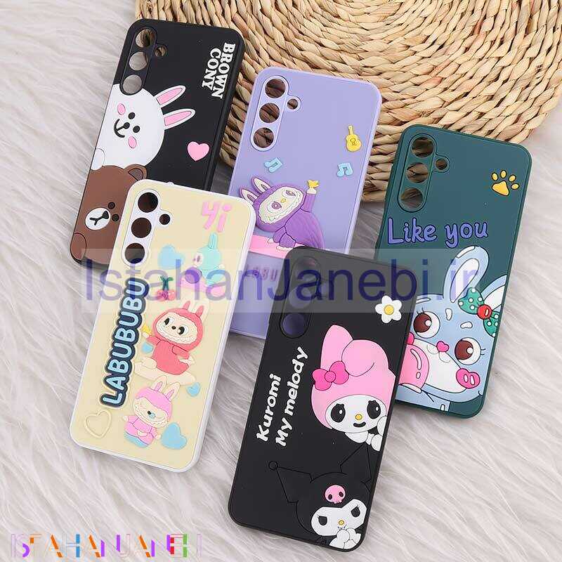 اصفهان جانبی-قاب سامسونگ Galaxy A16 4G / A16 5G عروسکی برجسته محافظ لنزدار