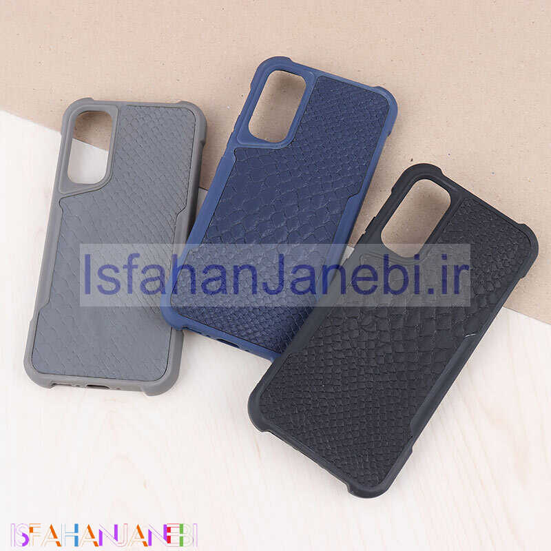 اصفهان جانبی-قاب چرمی سامسونگ Galaxy A34 سوسماری