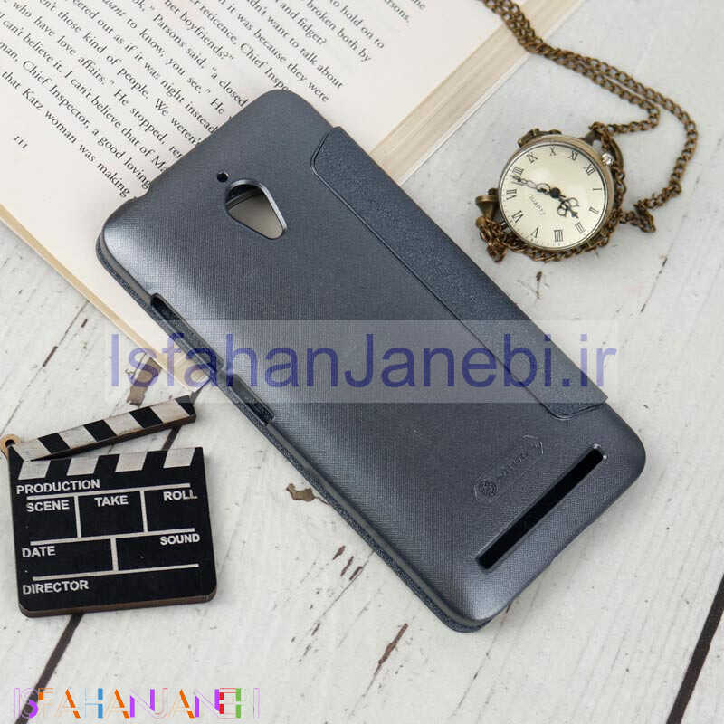 اصفهان جانبی-کیف اورجینال کلاسوری Sparkle نیلکین Asus Zenfone Go ZC500TG مشکی