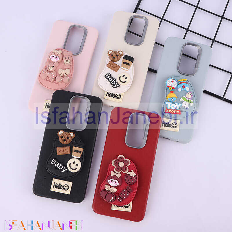 اصفهان جانبی-قاب چرمی ژله ای Leather شیائومی Redmi Note 8 Pro پاپ سوکت دار