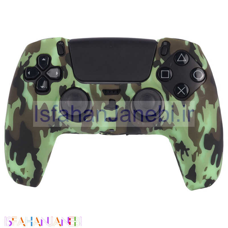 اصفهان جانبی-روکش دسته بازی PS5 طرح چریکی سبز کد 2
