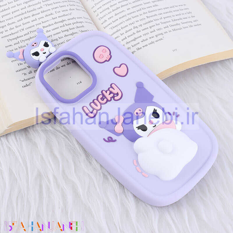 اصفهان جانبی-قاب سیلیکونی فیجت دار آیفون iPhone 13 Pro Max کرومی پروتزی