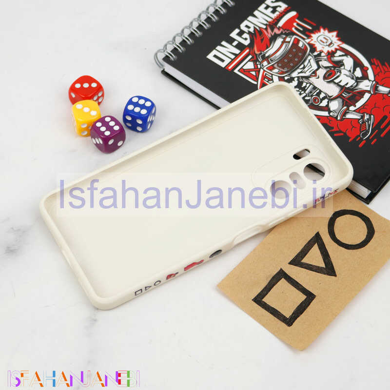 اصفهان جانبی-قاب سیلیکونی محافظ لنزدار طرح اسکویید گیم Xiaomi Poco F3 کد 5