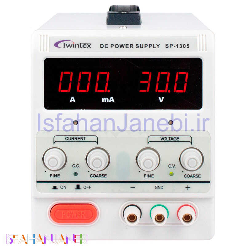 اصفهان جانبی-منبع تغذیه دیجیتال Twintex SP-1305D 30V 5A