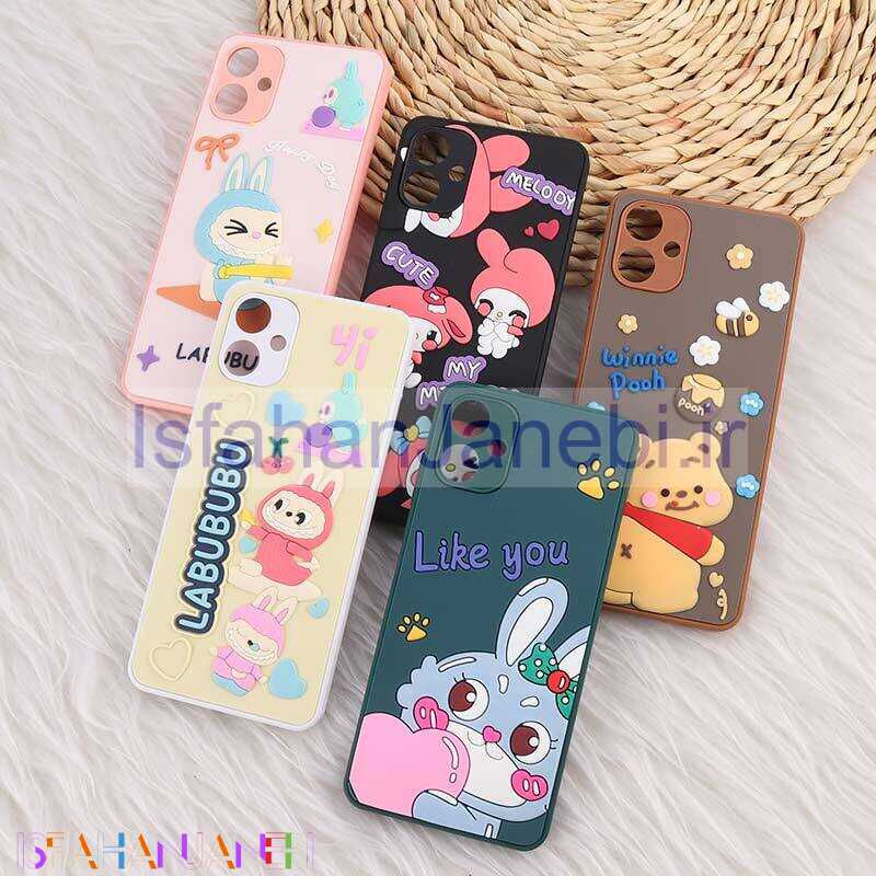 اصفهان جانبی-قاب سامسونگ Galaxy A06 عروسکی برجسته محافظ لنزدار