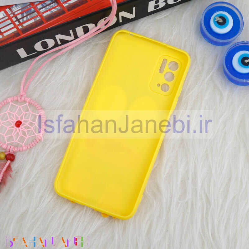 اصفهان جانبی-قاب سیلیکونی اردک محافظ لنزدار Xiaomi Poco M3 Pro