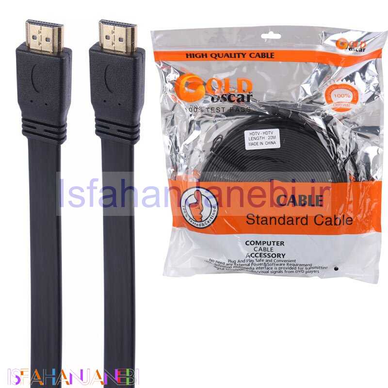 اصفهان جانبی-کابل HDMI گلد اسکار Gold Oscar طول 20 متر
